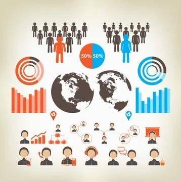 Infographic Design Elements Vector Stock Illustration