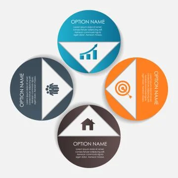 Infographic Design Elements for Your Business Vector Illustratio 스톡 일러스트