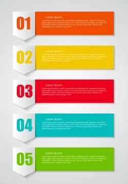 Infographic Design Elements for Your Business Vector Illustratio Illustrazione stock
