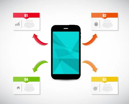Infographic Design Elements for Your Business Vector Illustratio Illustrazione stock