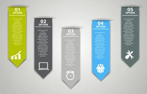 Infographic Design Elements for Your Business Vector Illustration Illustrazione stock