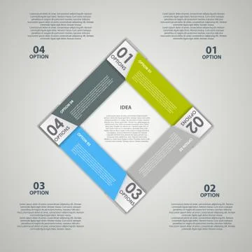 Infographic Design Elements for Your Business Vector Illustration Illustrazione stock