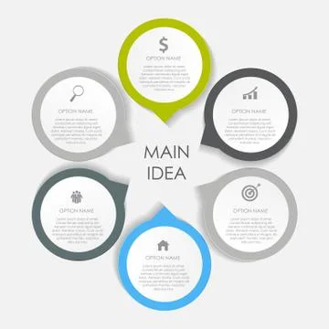 Infographic Design Elements for Your Business Vector Illustration Stockillustratie