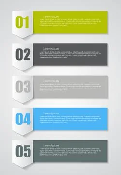 Infographic Design Elements for Your Business Vector Illustration 스톡 일러스트