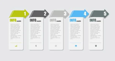 Infographic Design Elements for Your Business Vector Illustration 스톡 일러스트