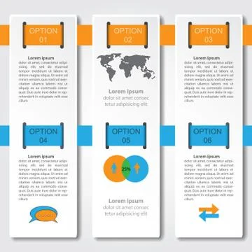 Infographic design on the grey background. Eps 10 vector file. Stock Illustration