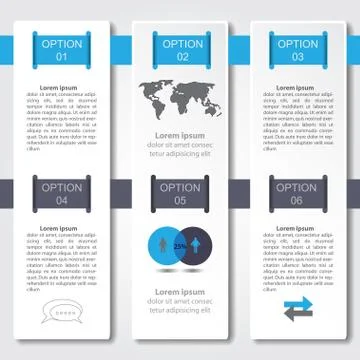 Infographic design on the grey background. Eps 10 vector file. Illustrazione stock