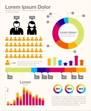 Infographic Design Stock Illustration