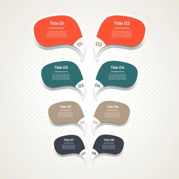 Infographic design template can be used for workflow layout, diagram, number Stock Illustration