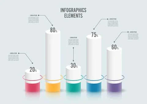 Infographic design template can be used for workflow layout, diagram, number  Stock Illustration