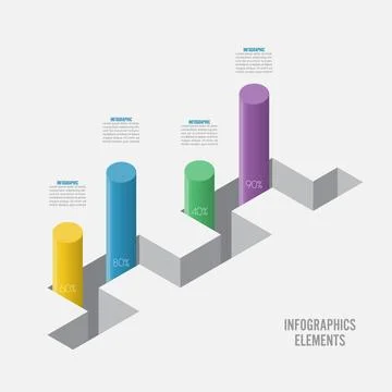 Infographic design template can be used for workflow layout, diagram, numbe.. Stock Illustration