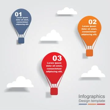 Infographic design template with elements and icons. Vector イラスト素材