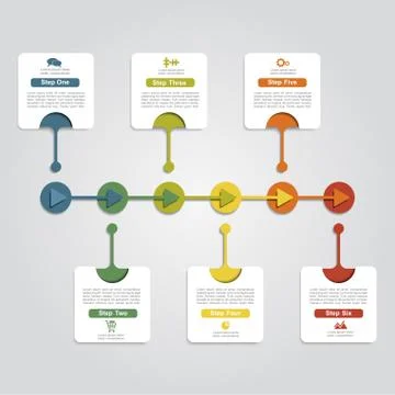 Infographic design template with elements. Vector illustration Illustrazione stock