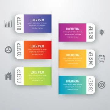 Infographic design template Stock Illustration