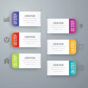 Infographic design template Stock Illustration