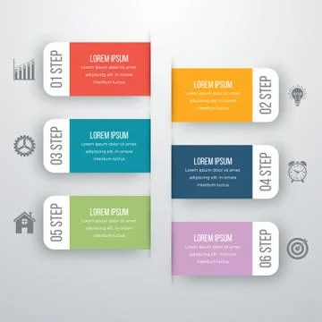 Infographic design template Stock Illustration