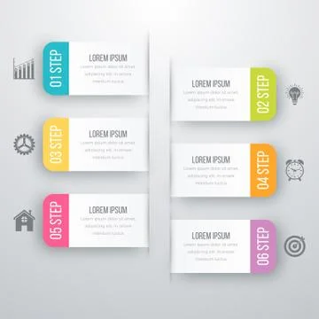 Infographic design template Stock Illustration