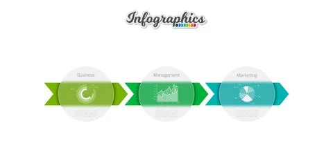 Infographic design template Illustrazione stock