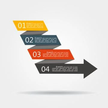 Infographic design template with place for data. Vector illustration Stock Illustration