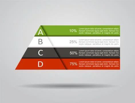 Infographic design template with place for data. Vector illustration Stock Illustration