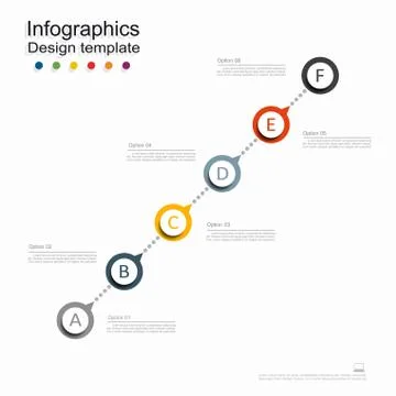 Infographic design template with place for your data. Vector イラスト素材