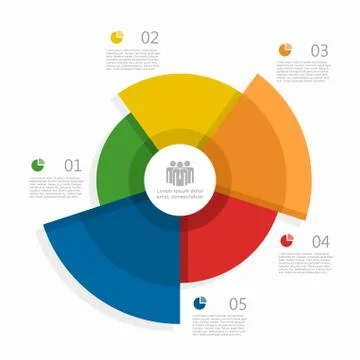 Infographic design template with place for your data. Vector illustration. Ilustración de archivo