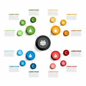 Infographic design template with place for your data. Vector illustration. Stock Illustration