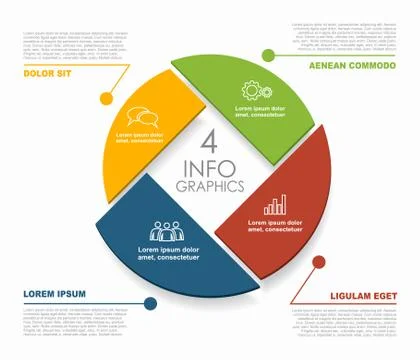 Infographic design template with place for your data. Vector illustration. Ilustración de archivo