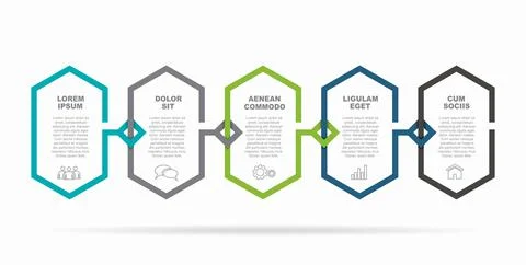 Infographic design template with place for your data. Vector illustration. Stock Illustration