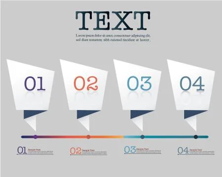 Infographic design template set and business icons. Stock Illustration