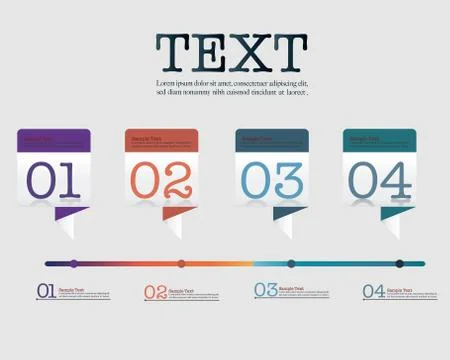 Infographic design template set and business icons. Stock Illustration