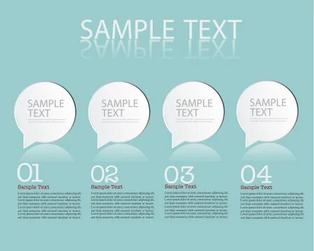 Infographic design template set and business icons. Stock Illustration