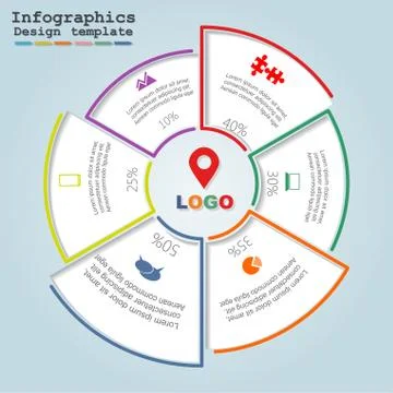 Infographic design template. Vector illustration Stock Illustration