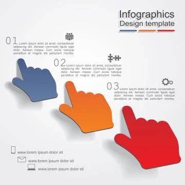 Infographic design template. Vector illustration Illustrazione stock