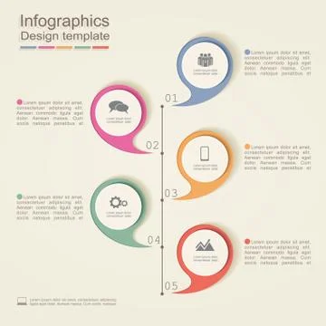 Infographic design template. Vector illustration Stock Illustration
