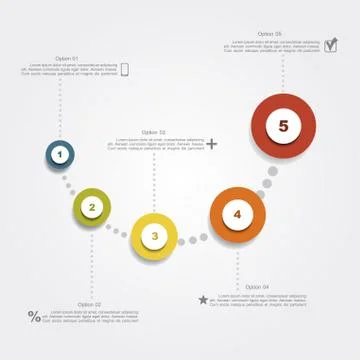 Infographic design template. Vector illustration Illustrazione stock