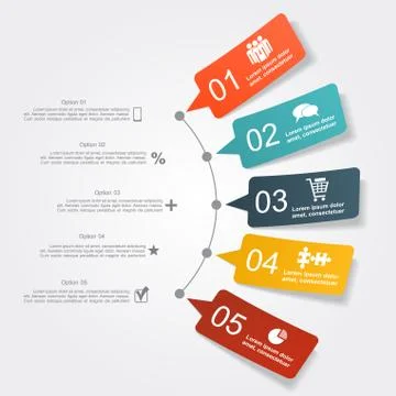 Infographic design template. Vector illustration Stock Illustration