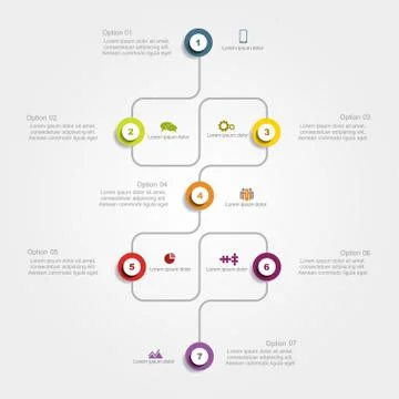 Infographic design template. Vector illustration Stock Illustration