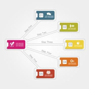 Infographic design template. Vector illustration Stock Illustration
