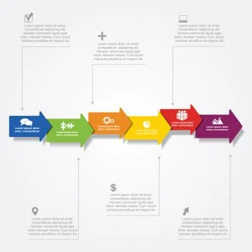 Infographic design template. Vector illustration Stock Illustration