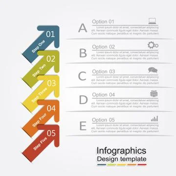 Infographic design template. Vector illustration Stock Illustration