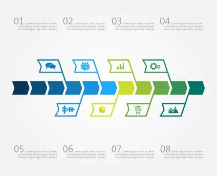 Infographic design template. Vector illustration Stock Illustration