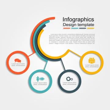 Infographic design template. Vector illustration Illustrazione stock