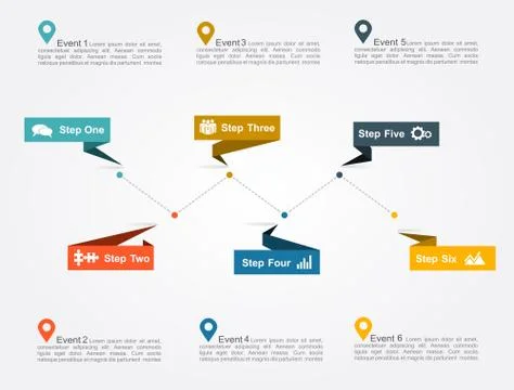 Infographic design template. Vector illustration Stock Illustration