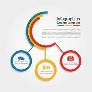 Infographic design template. Vector illustration Illustrazione stock