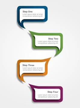 Infographic design template. Vector illustration Illustrazione stock