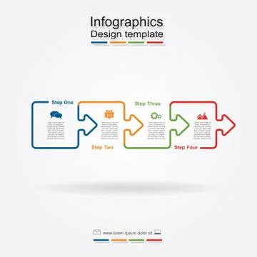 Infographic design template. Vector illustration Stock Illustration