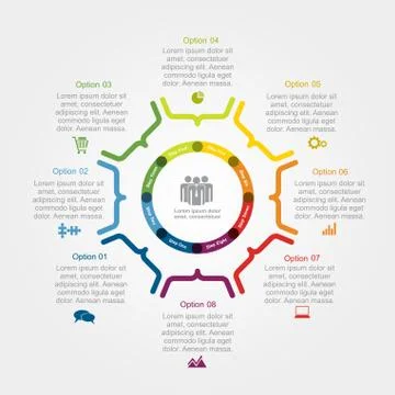 Infographic design template. Vector illustration Stock Illustration