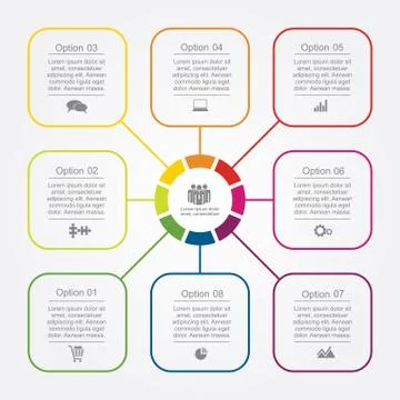 Infographic design template. Vector illustration Stock Illustration