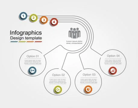Infographic design template. Vector illustration Stock Illustration